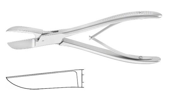 ЛІСТОН КІСТК. КУСАЧКИ ПРЯМ. 200MM